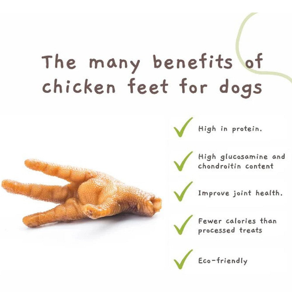 Small Chicken Feet Dog Treats