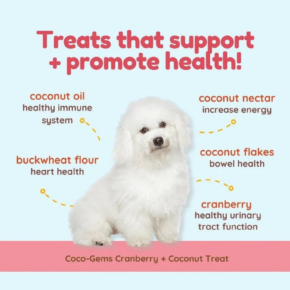 Coco-Gems Cranberry & Coconut Dog Training Treats