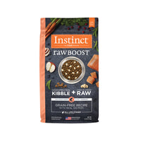 Raw Boost Grain-Free Recipe Kibble + Raw Dog Dry Food- Salmon