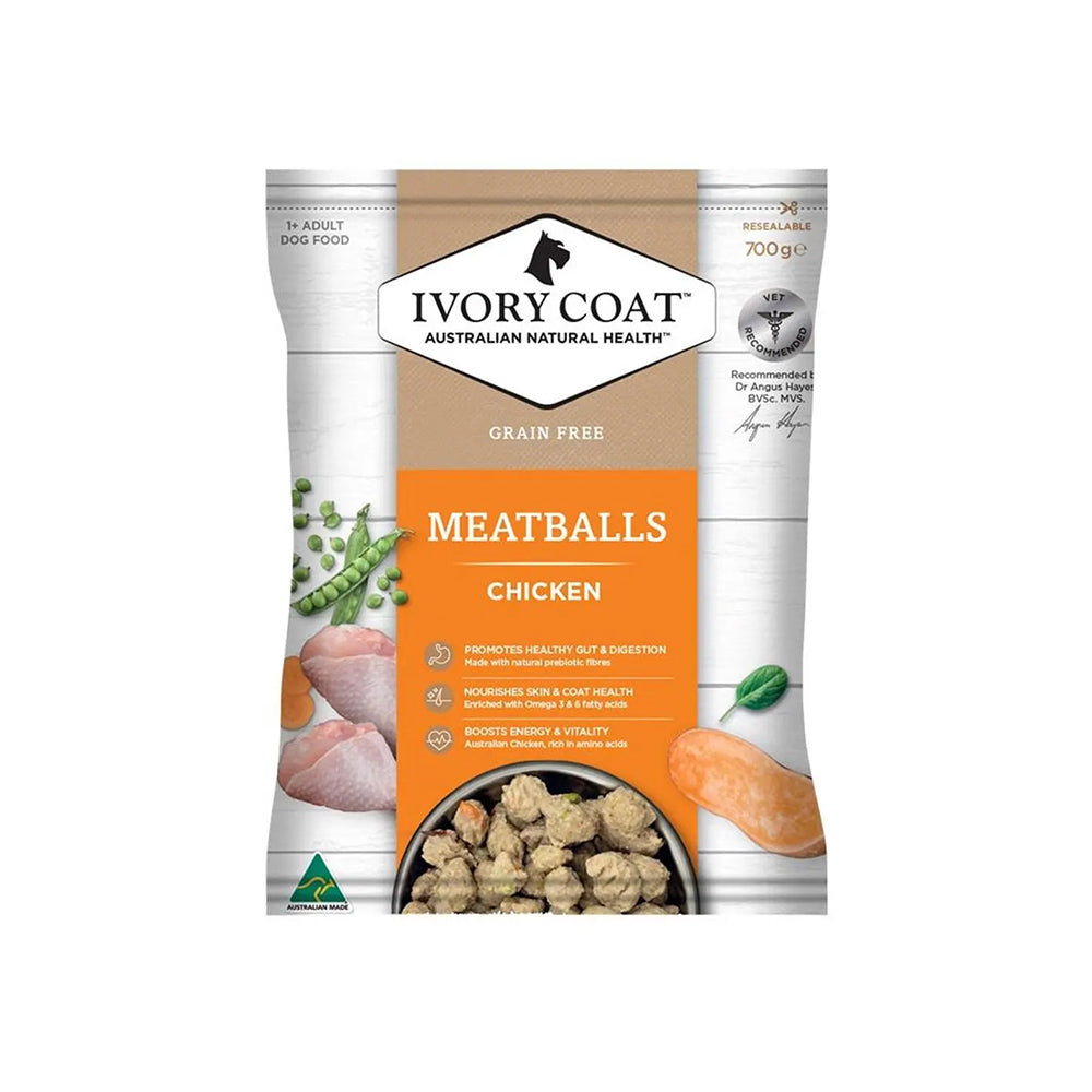 Frozen Grain Free Chicken Meatballs for Adult Dog
