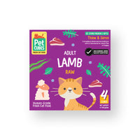 Raw Frozen Fresh Human-Grade Lamb Adult Cat Food