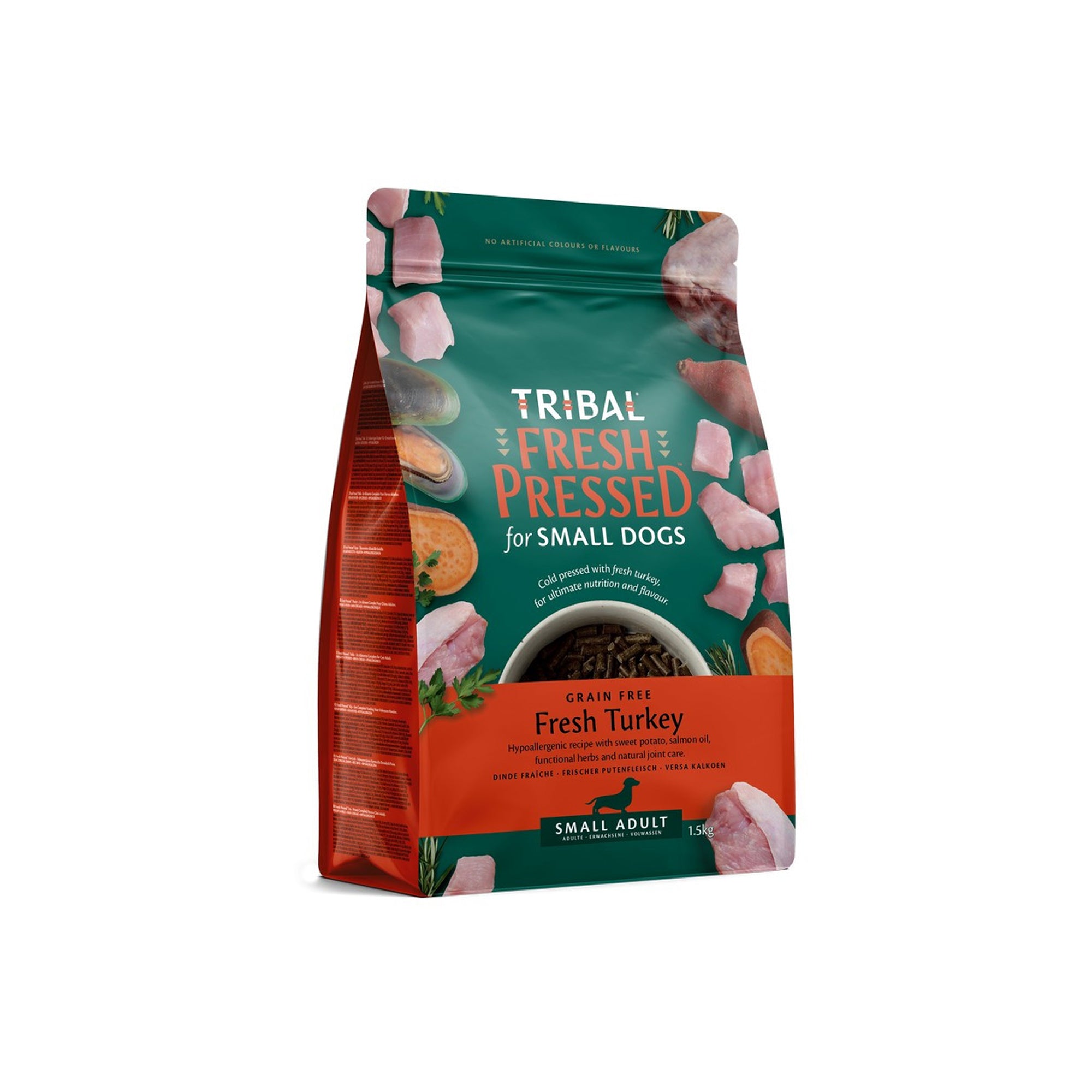 Fresh Pressed Small Breed Turkey Adult Dog Dry Food