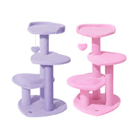 Heartpurrple Four Platforms Cat Tree