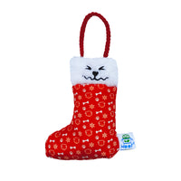 Christmas Stocking Nose-work Plush Toy for Dogs & Cats