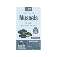 WNP Freeze Dried Mussels Treats for Dogs & Cats