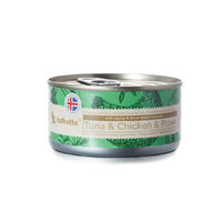 Tuna & Chicken & White Prawn Complete Cat Can