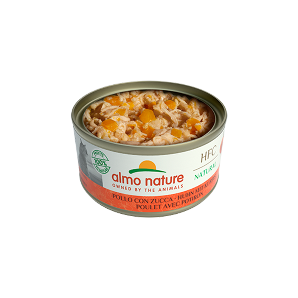 Almo Nature - Natural Chicken with Pumpkin Cat Can 