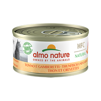 Almo Nature - Natural Tuna & Shrimp Cat Can 70 g