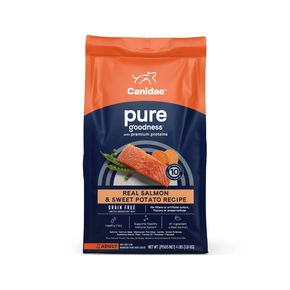 PURE Grain Free Dog Dry Food - Salmon & Sweet Potato