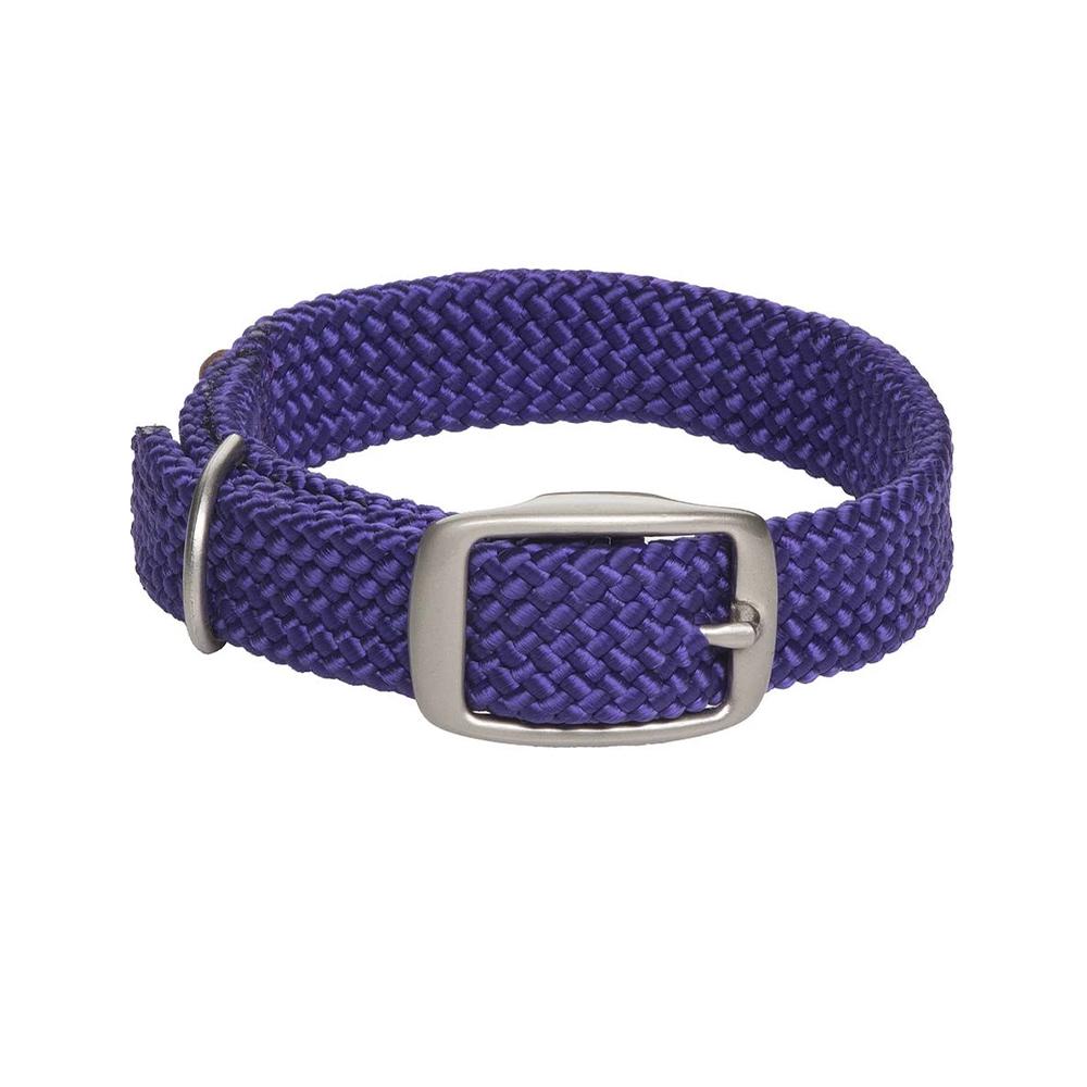 Mendota Products - Double Braid Dog Collar Purple