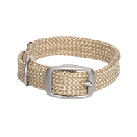 Mendota Products - Double Braid Dog Collar Beige