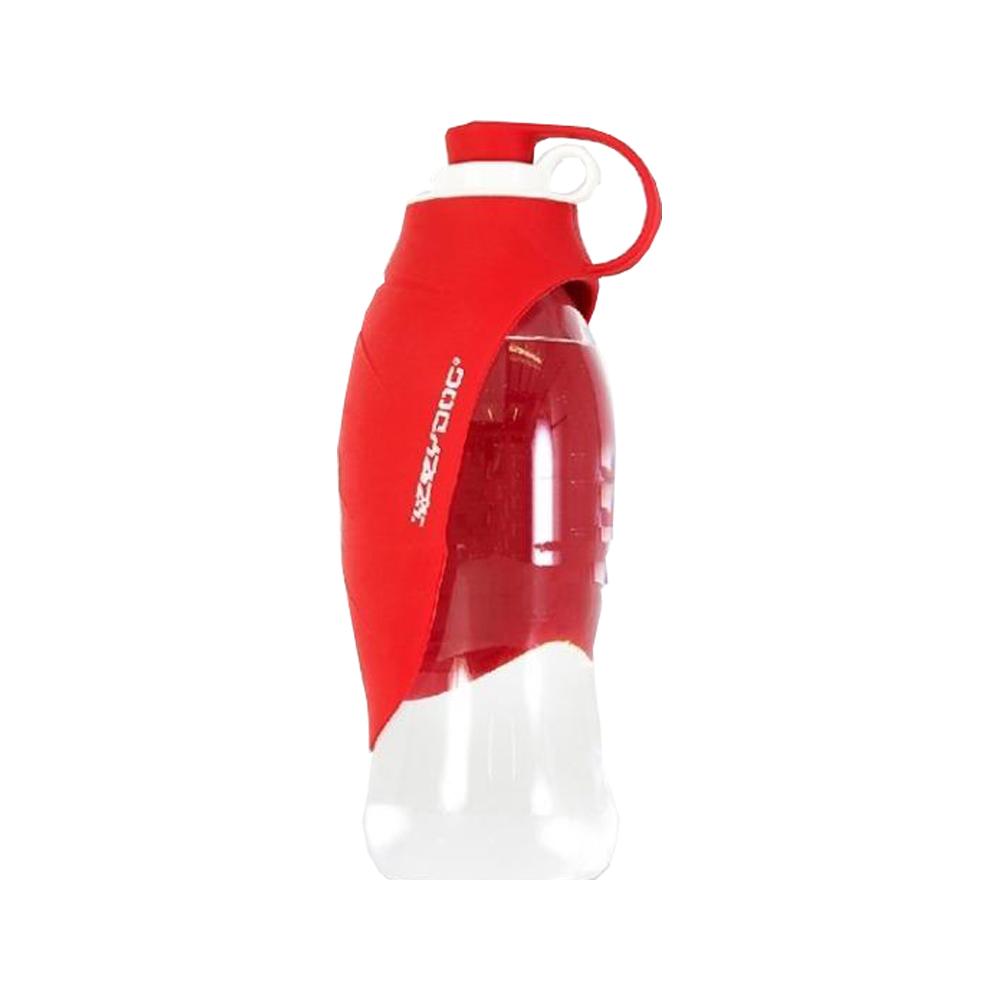 Portable Leaf Water Bottle Red / 600 ml Whiskers N Paws