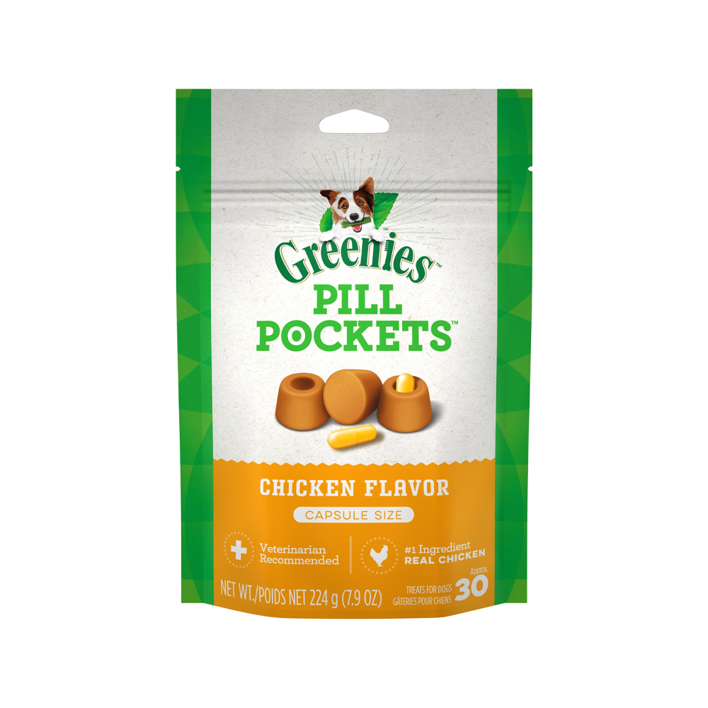 Greenies - Chicken Pill Pocket Dog Treats (Capsules) 7.9 oz