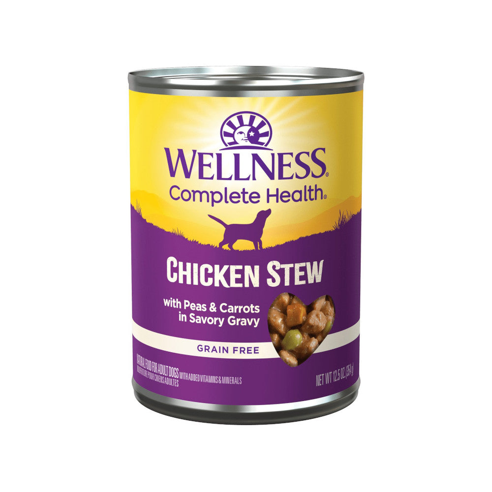 Grain Free Chicken Stew with Peas & Carrots Dog Can