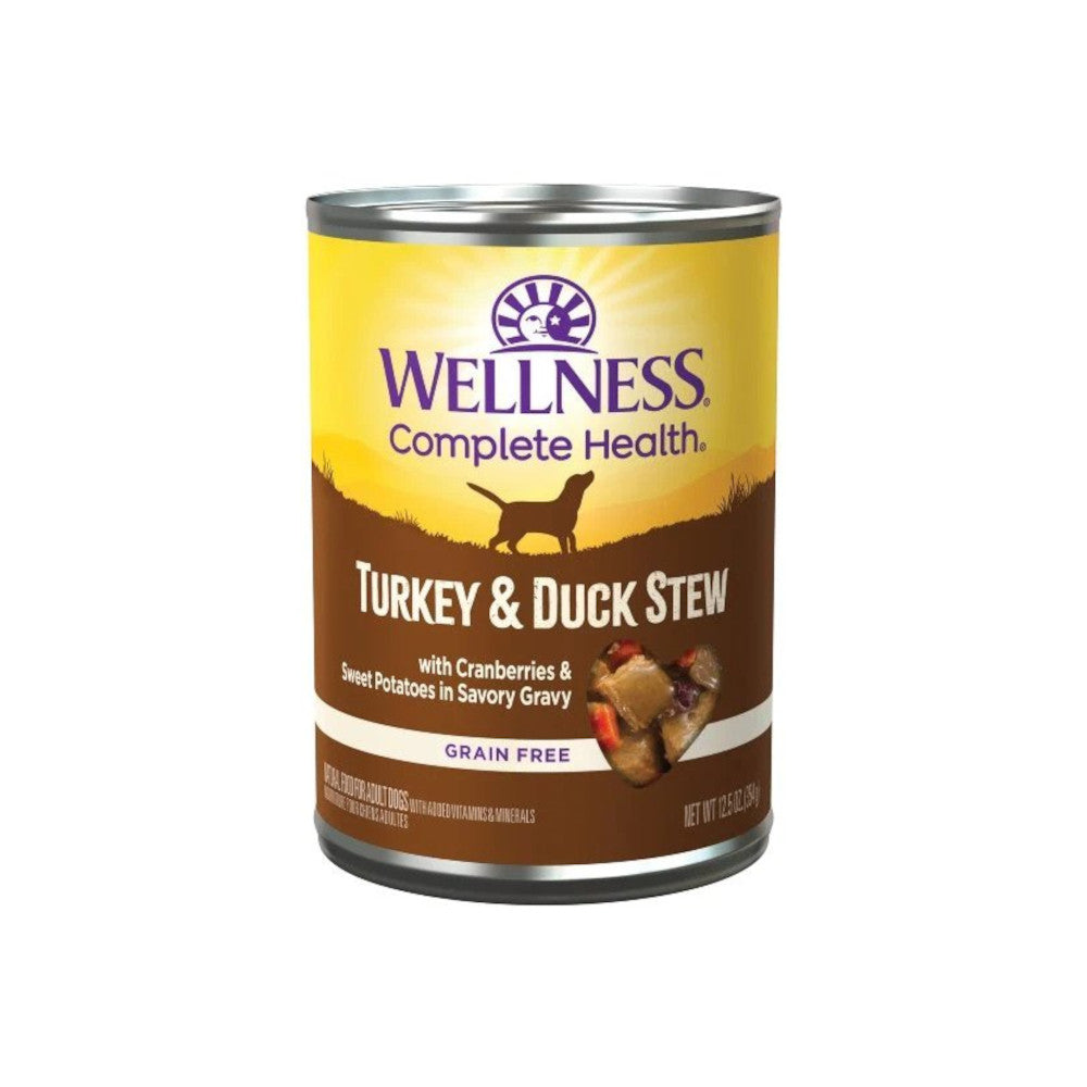 Grain Free Turkey & Duck Stew with Sweet Potatoes & Cranberries Dog Can