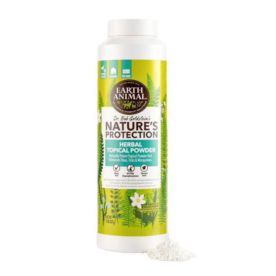 Nature's Protection Herbal Topical Powder for Dogs Cats