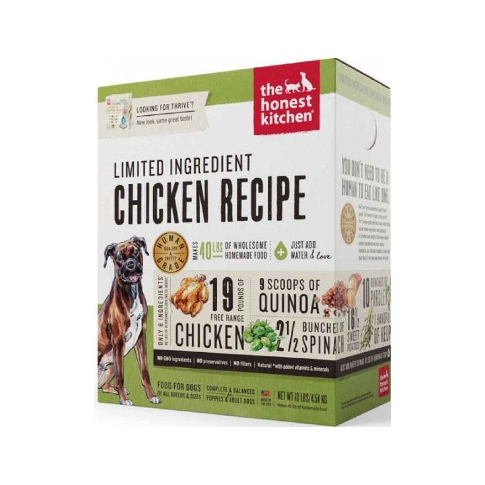 Honest Kitchen - Adult Grain Free Limited Ingredient Chicken & Quinoa Complete Dehydrated Dog Food 10 lb