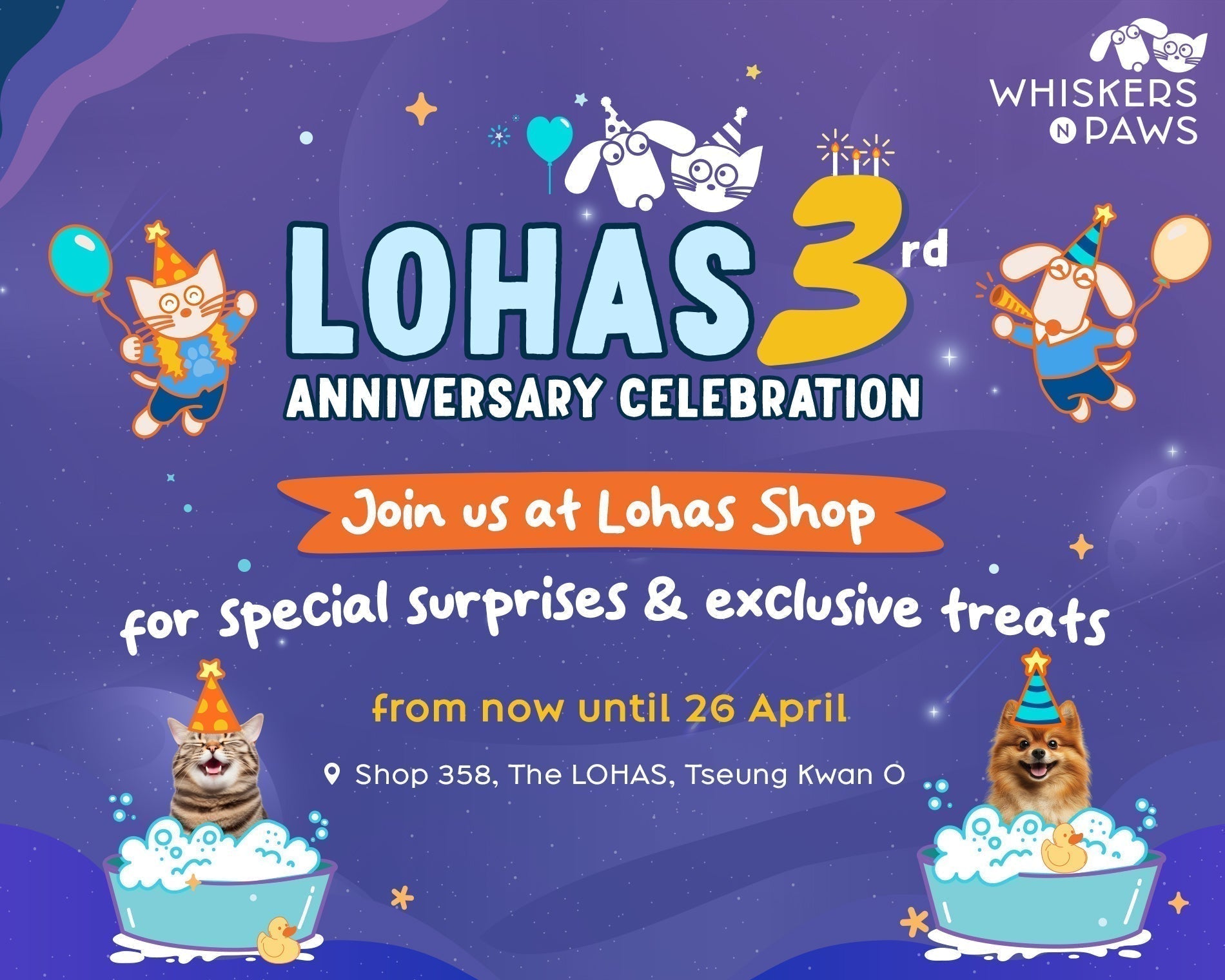Celebrate Lohas 3rd Anniversary with VIPaws: A Paw-ty You Can’t Miss!