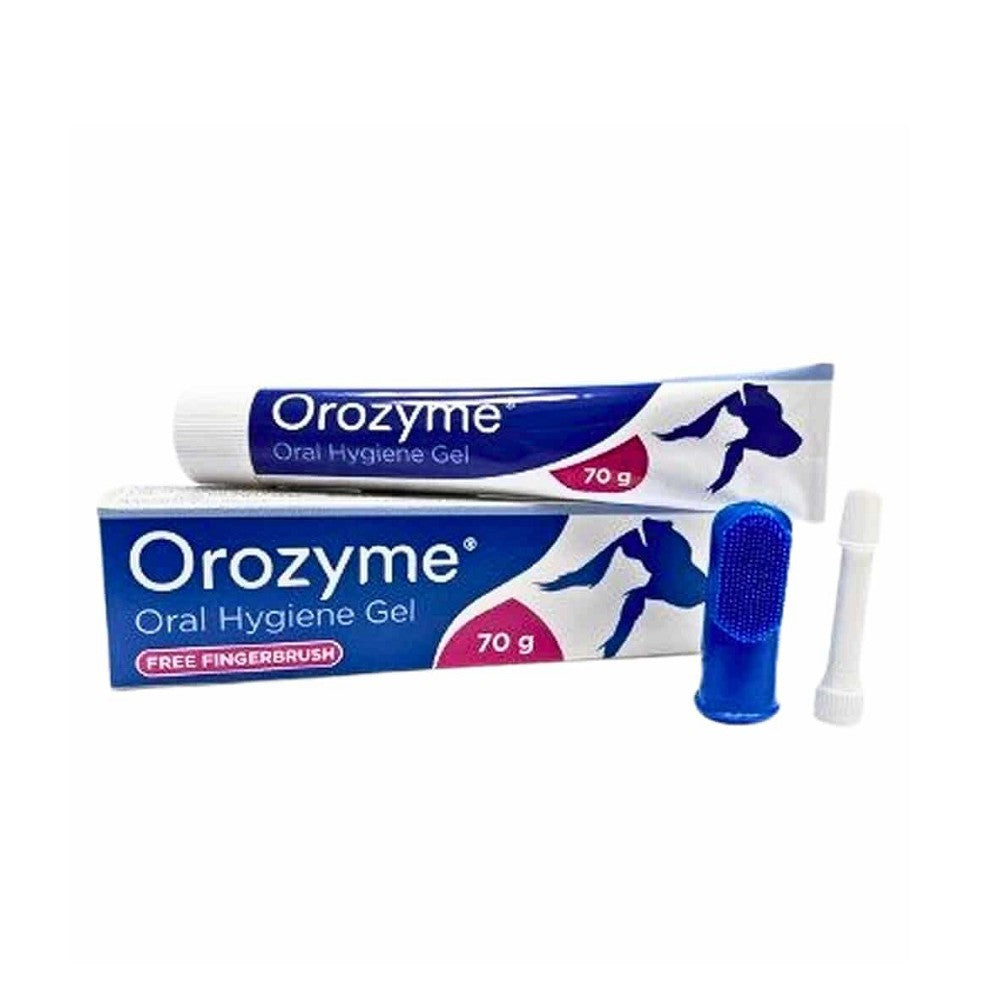 Orozyme Oral Hygiene Gel With Fingerbrush for Dogs & Cats