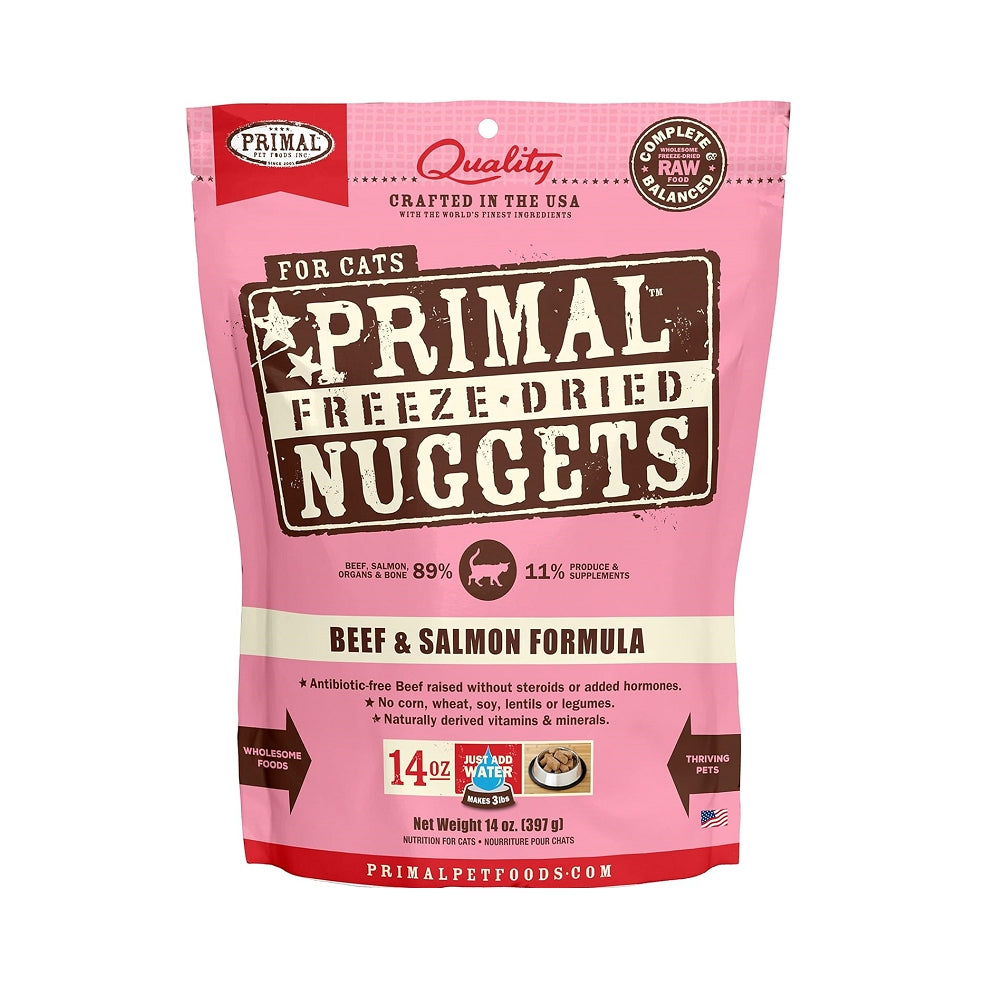 Freeze Dried Beef & Salmon Nuggets Cat Food