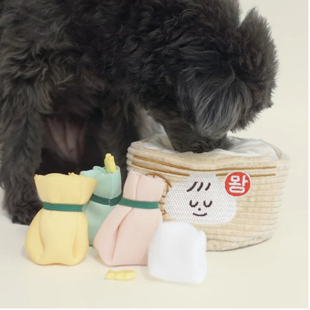Detachable Dumplings Dog Plush Toy