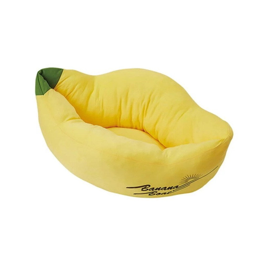 Pet Banana Washable Cool Chin Bed