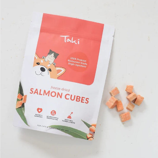 Freeze Dried Salmon Cube Dog Treats