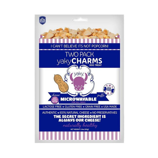 Yaky Charms Cheese With Peanut Butter Dog Popcorn