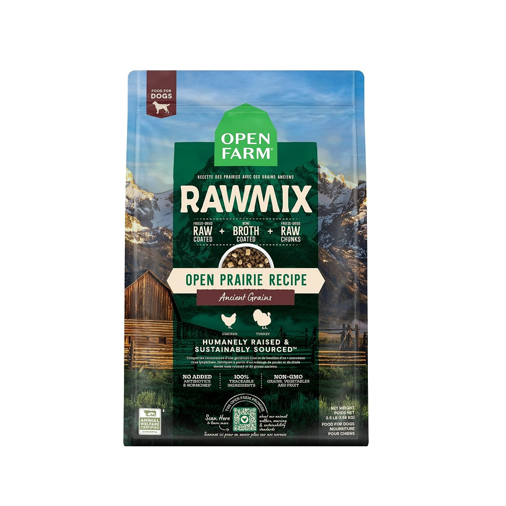 RawMix Open Prairie Whole Grain Dog Kibble