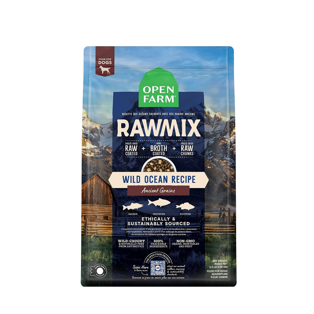 RawMix Wild Ocean Whole Grain Dog Kibble