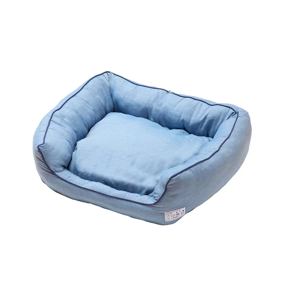 Pet Washable Denim Soft Bed