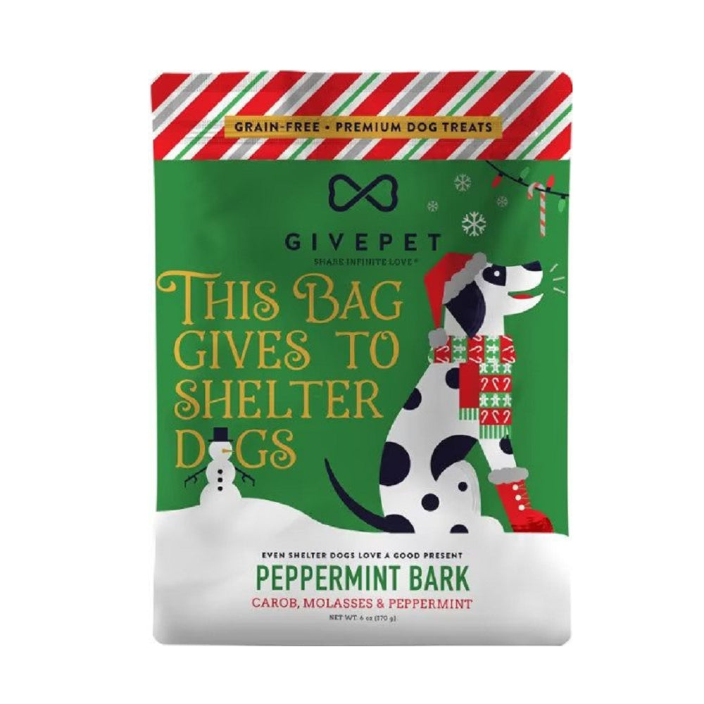 Christmas Carob, Molasses & Peppermint Dog Treats