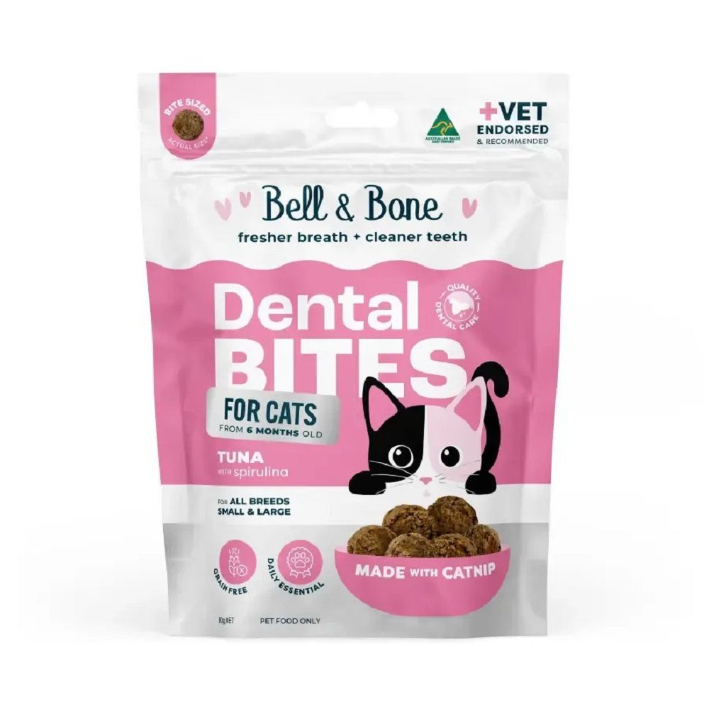 Bell & Bone - Tuna with Spirulina Dental Bites for Cats