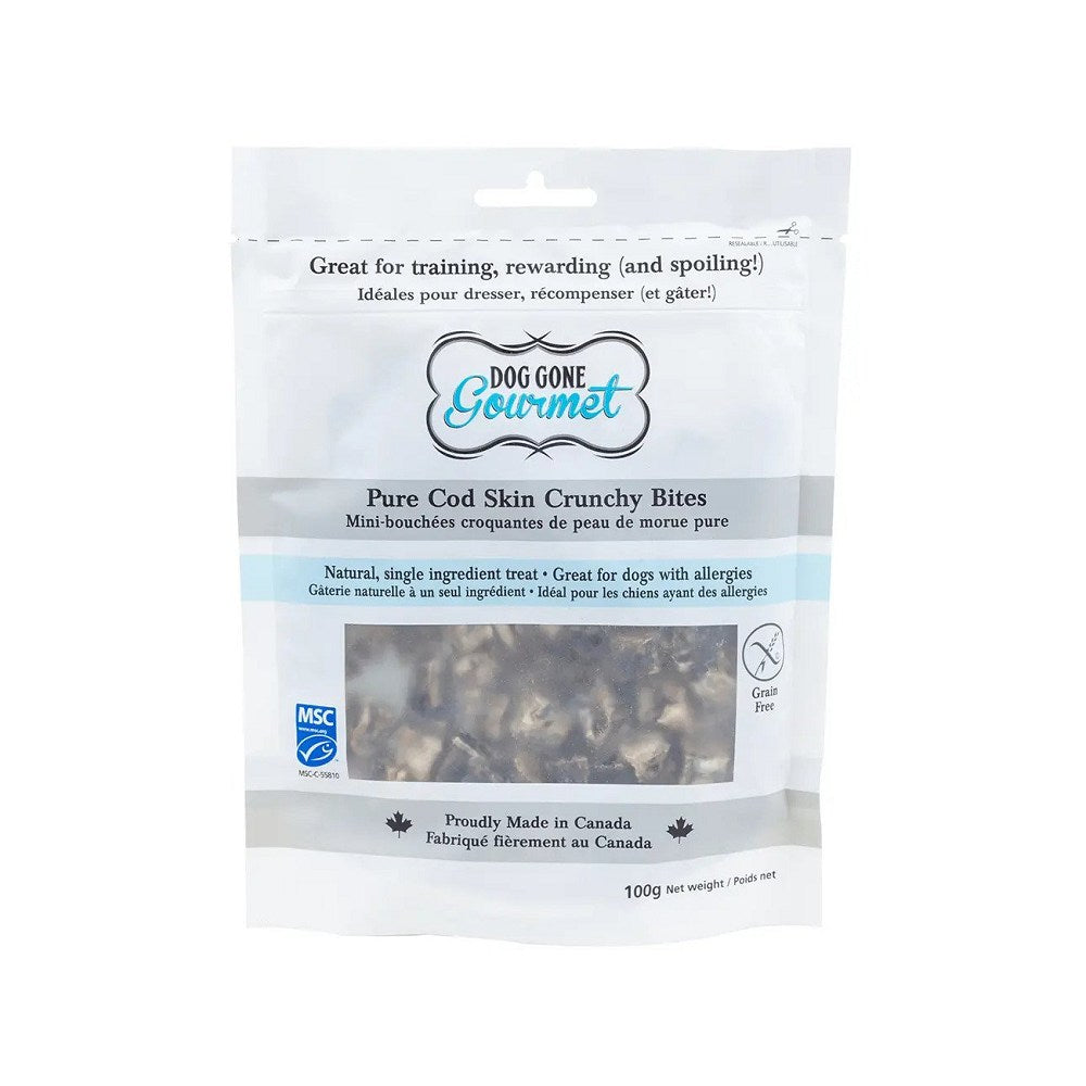 Pure Cod Skin Crunchy Bites Dog treats