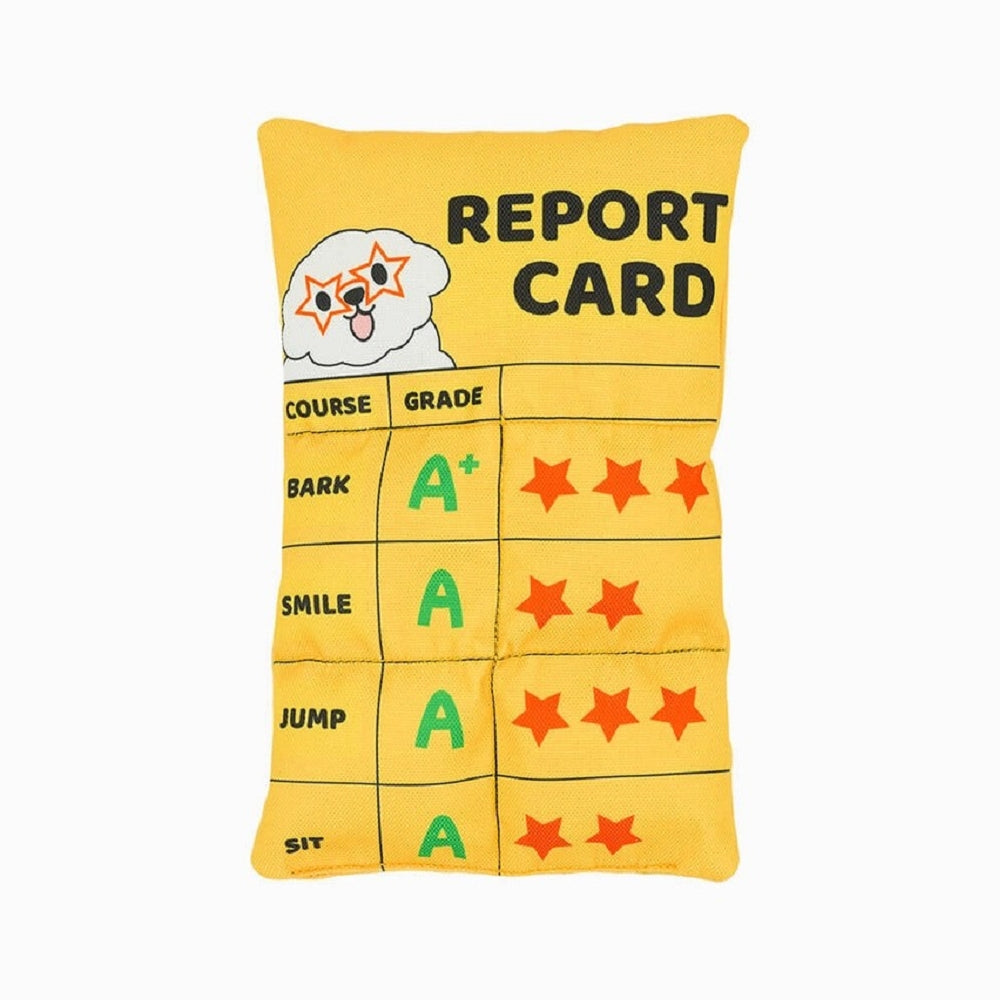 Pooch Academy - Report Card Dog Plush Toy