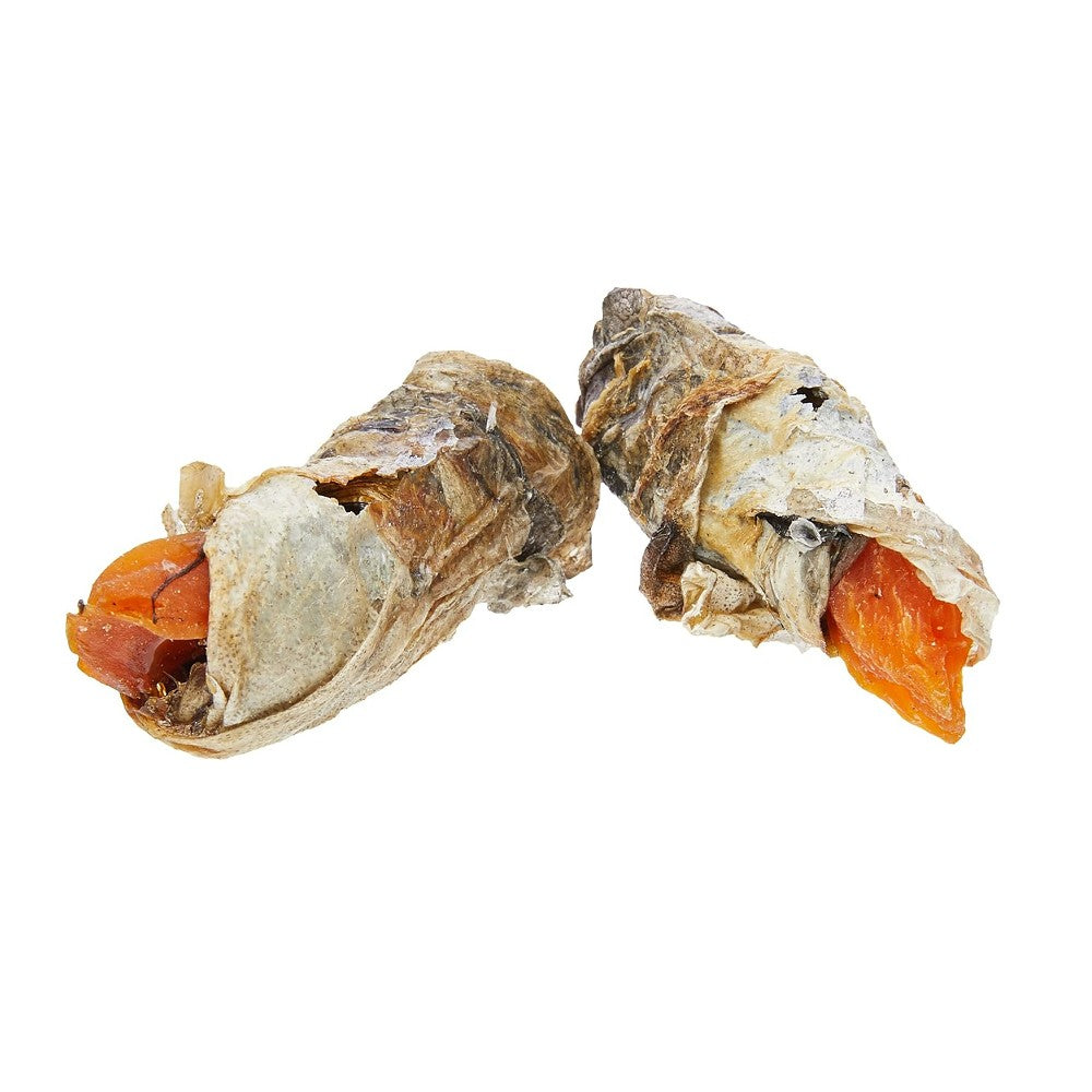 Sweet Potato Fish Wraps Dog Treats
