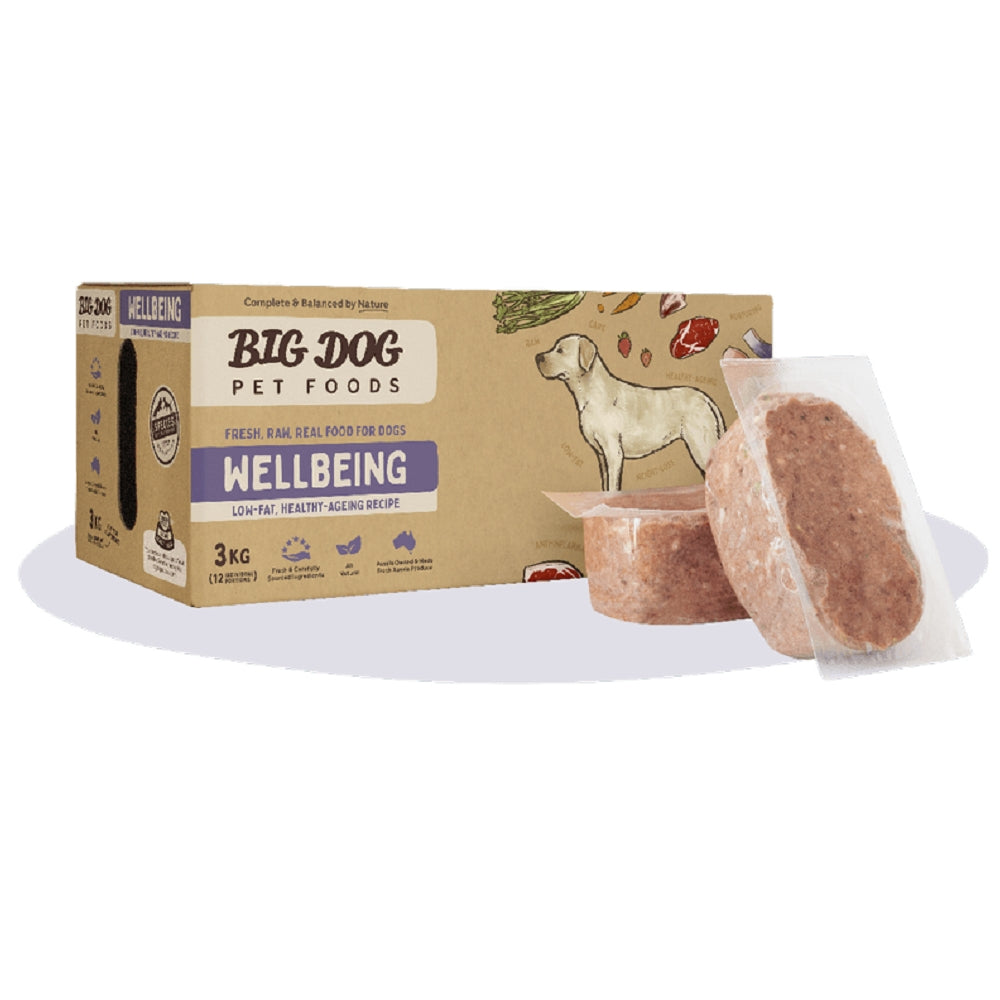Frozen WellBeing Raw Dog Food