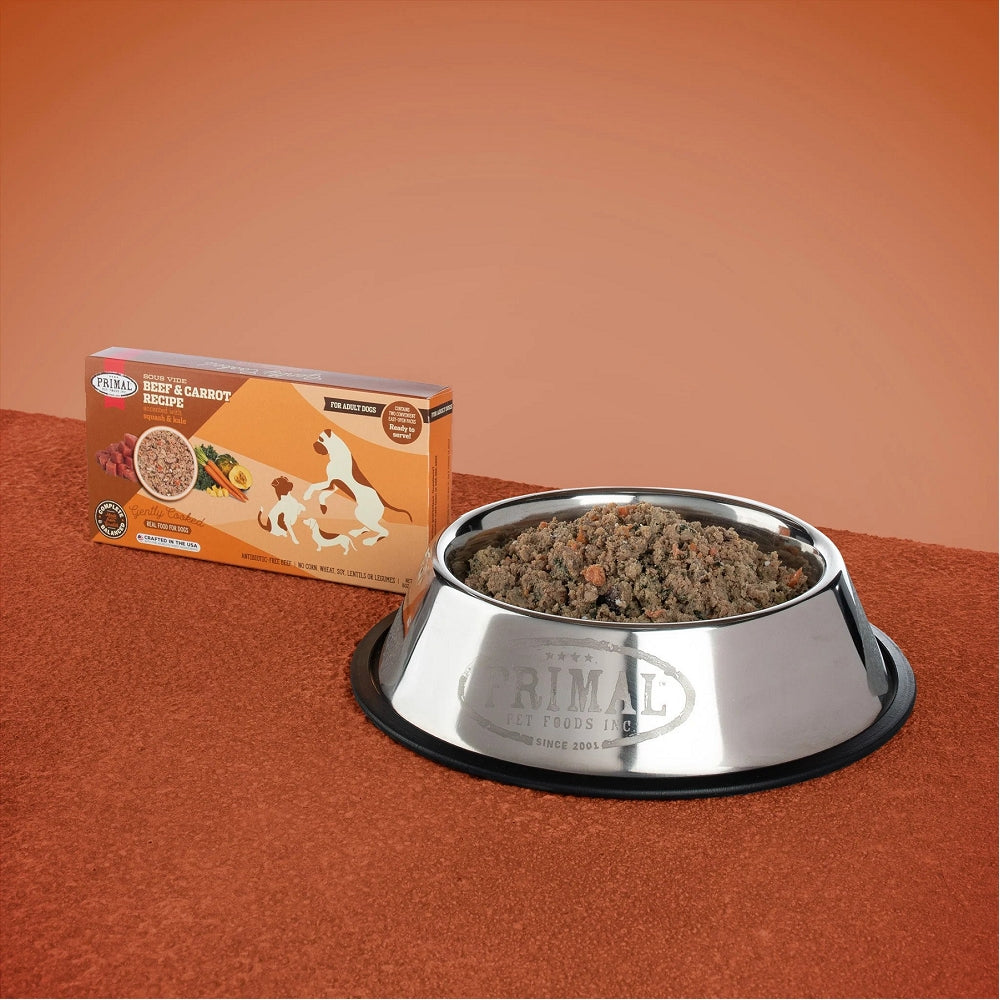 Frozen Gently Cooked Beef & Carrot Dog Food