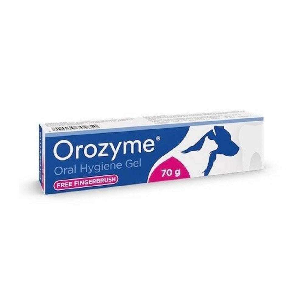 Orozyme Oral Hygiene Gel With Fingerbrush for Dogs & Cats