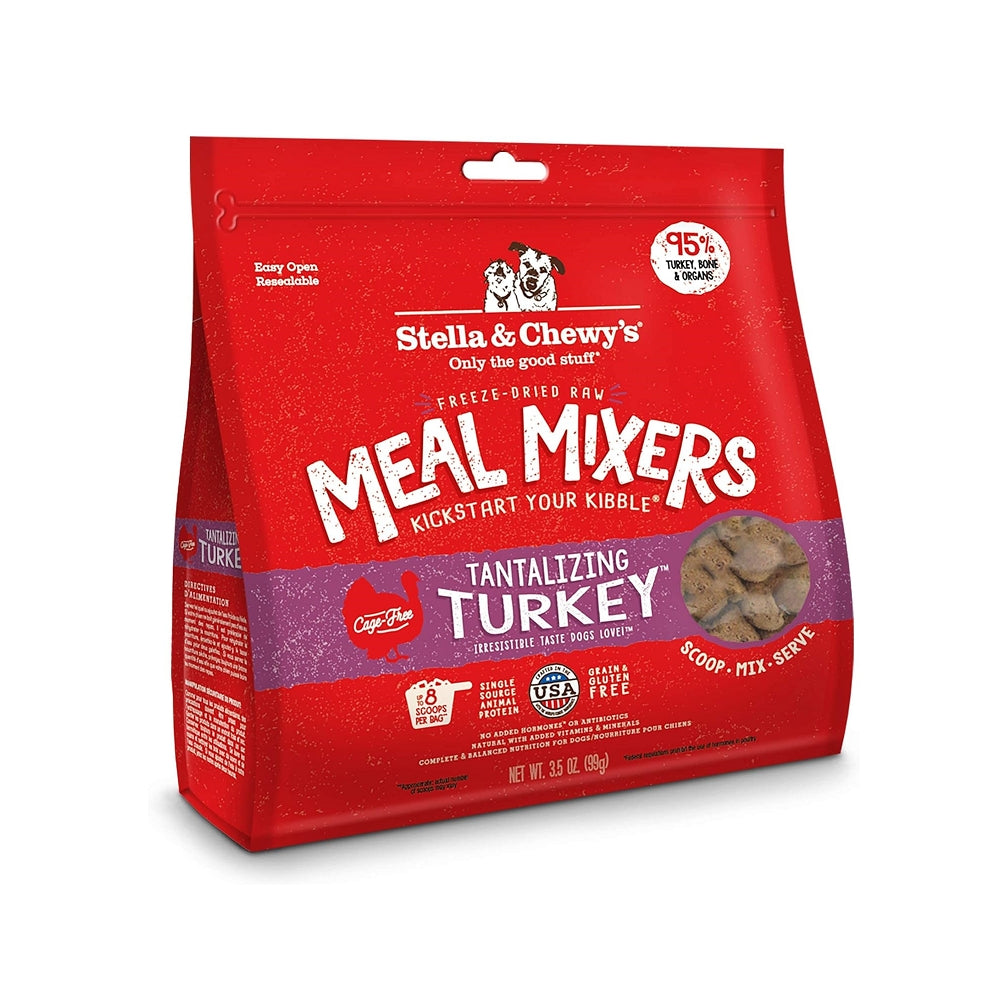 Grain Free Freeze Dried Cage Free Turkey Dog Meal Mixers