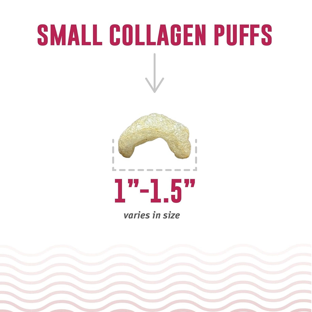 Baked Beef Collagen Puffs Bites with Cod Skin Dog Treats