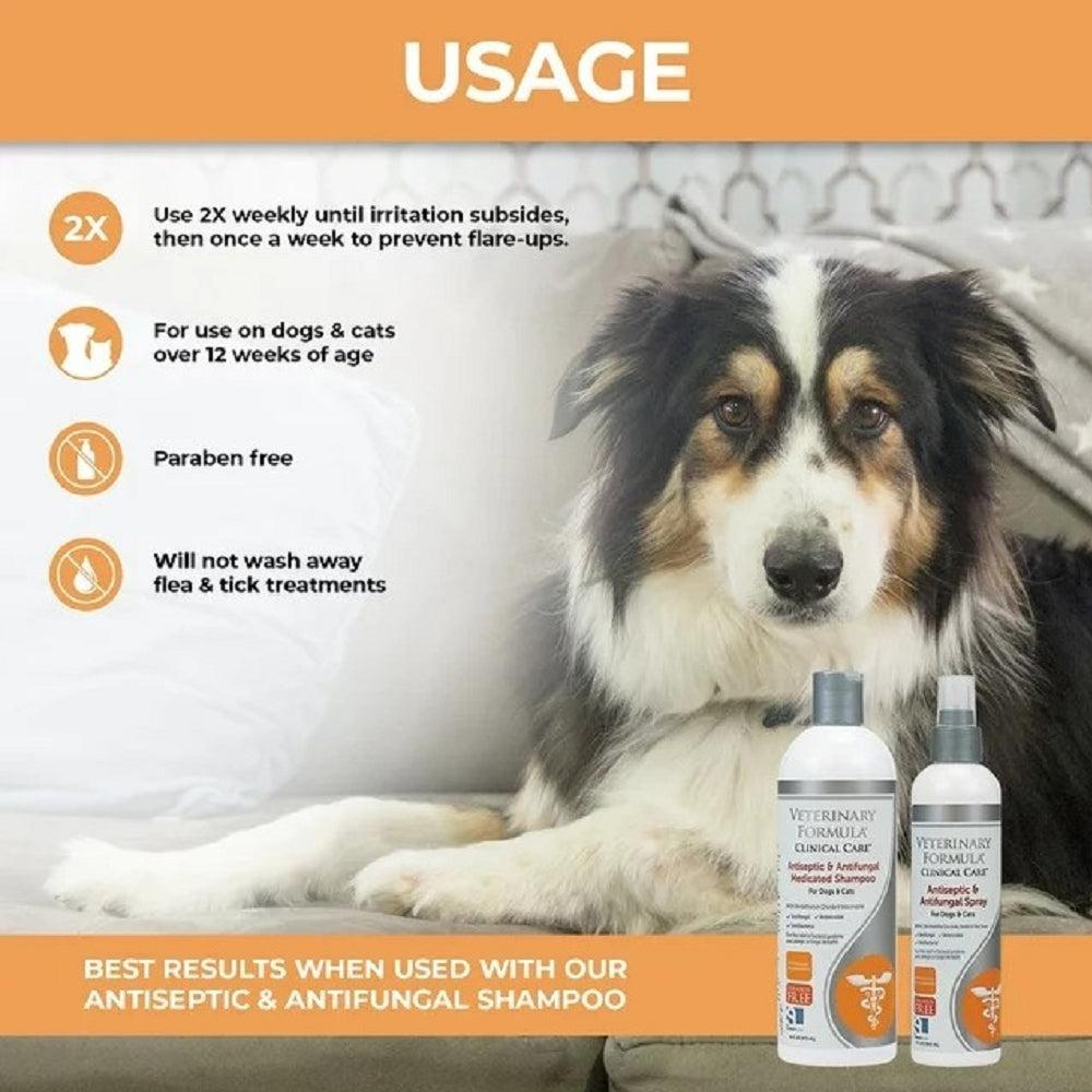 Veterinary Formula Clinical Care Antiseptic & Antifungal Medicated Spray for Dogs & Cats
