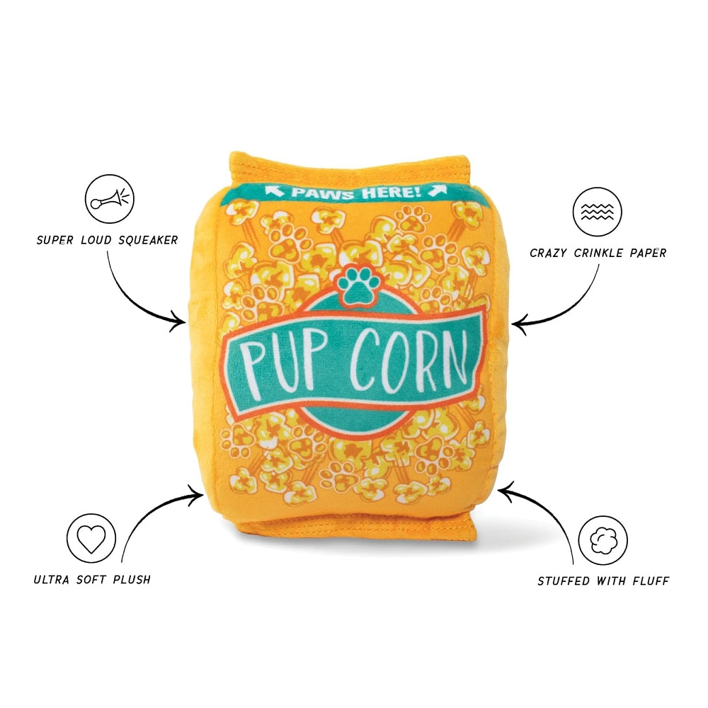 Pup Corn Microwave Bag Dog Plush Toy