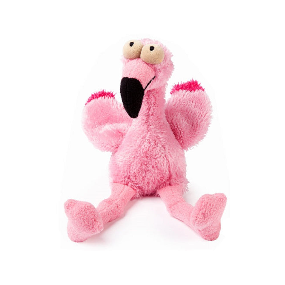 FuzzYard - Neighborhood Nasties Dog Plush Toy - Flo The Flamingo