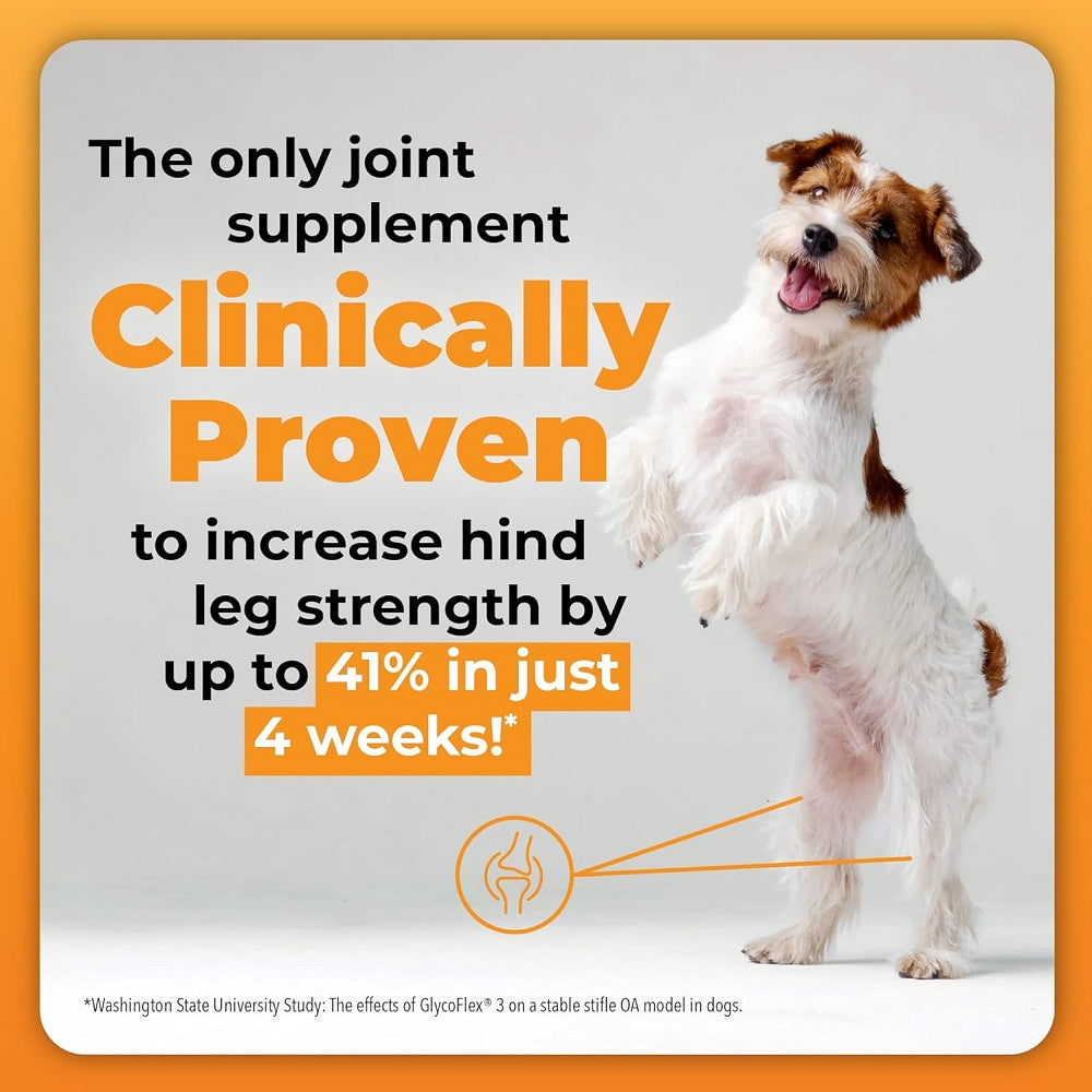 GlycoFlex Plus Hip and Joint Supplement for Medium and Large Dogs - Peanut Butter Recipe