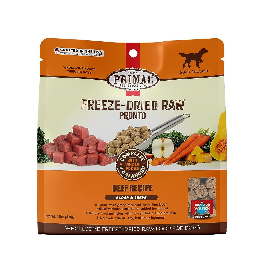 Freeze Dried Beef Pronto Dog Food