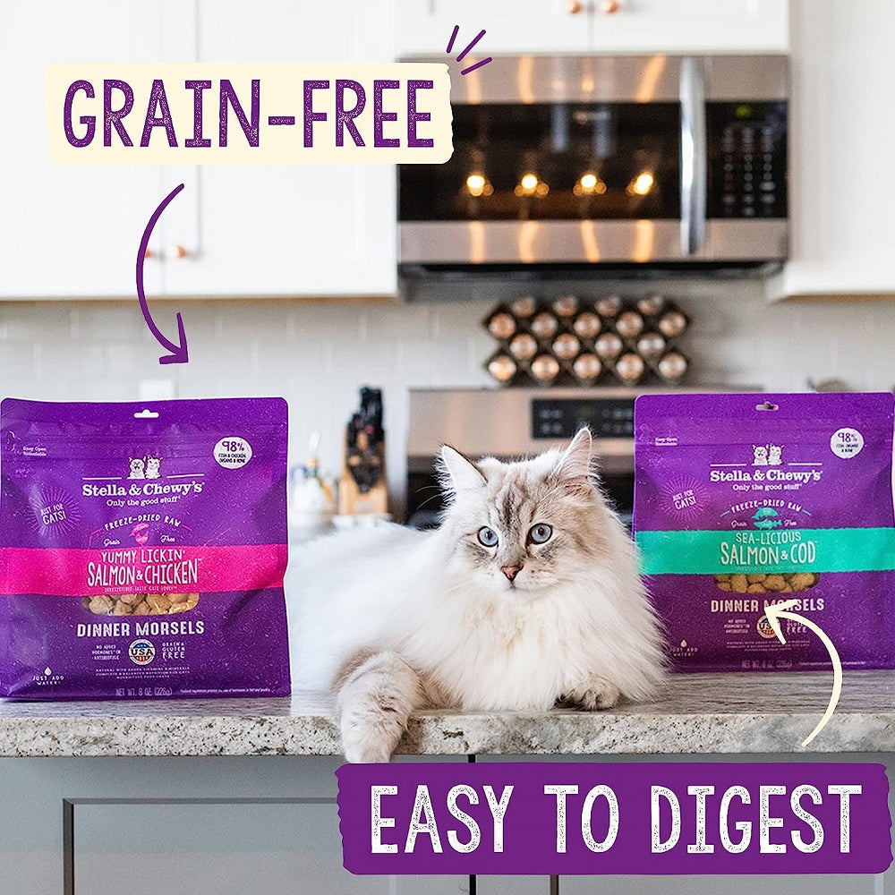 Grain Free Freeze Dried Duck & Goose Dinner Morsels Cat Food