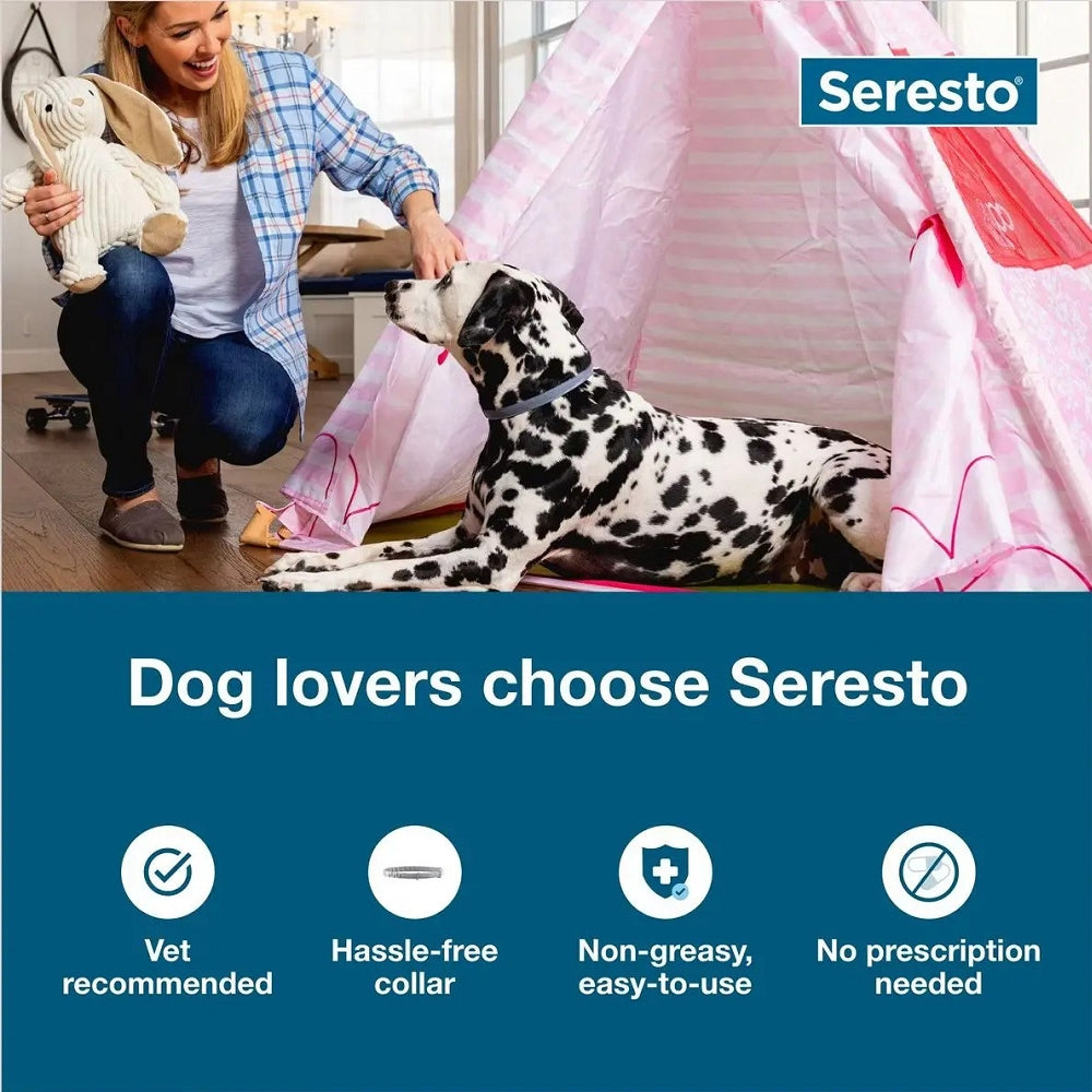 Seresto - Flea & Tick Collar for Dogs & Cats