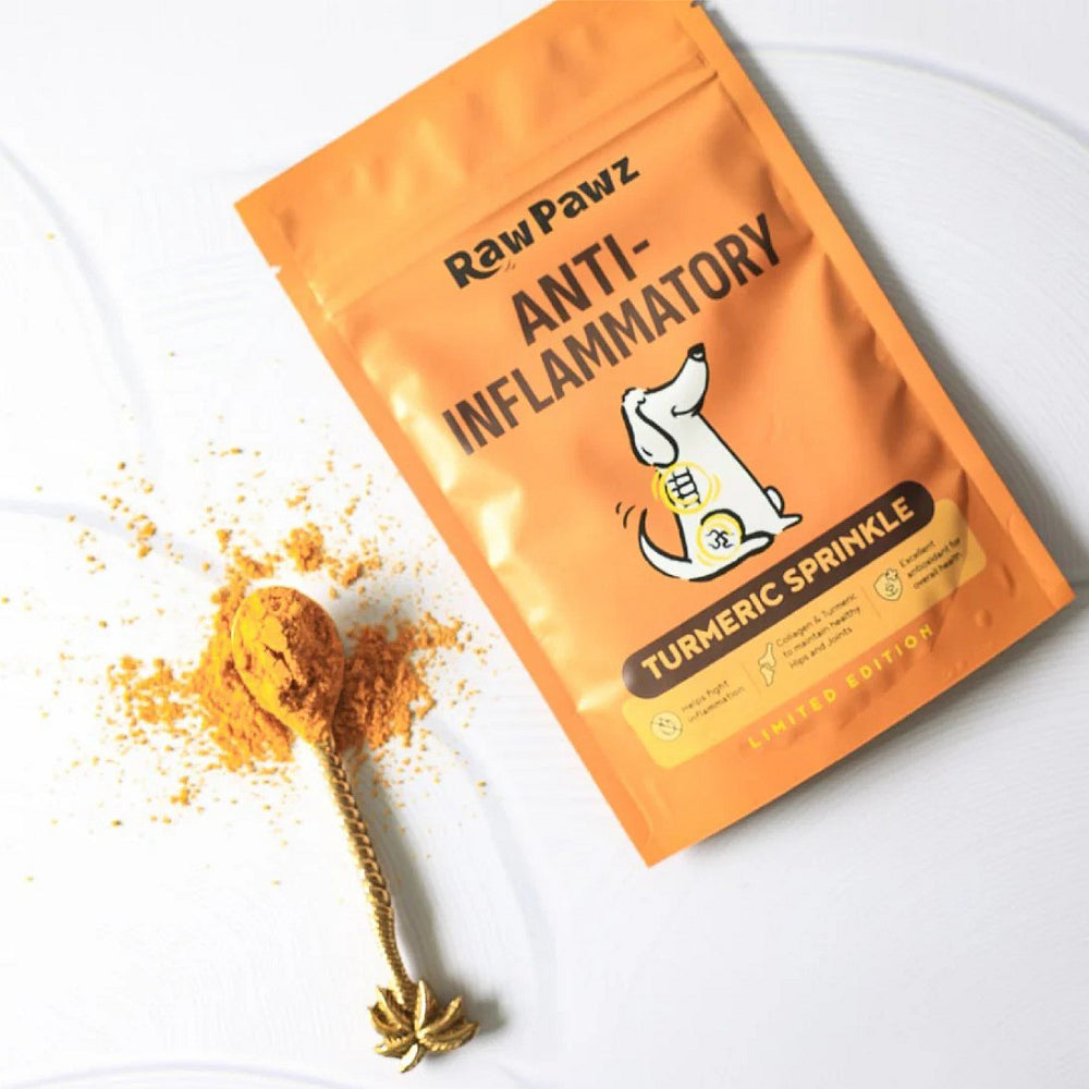 Golden Turmeric Sprinkle Dog Meal Topper Whiskers N Paws