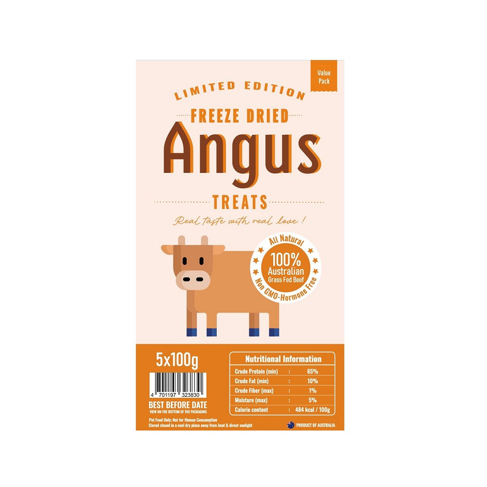 Freeze Dried Angus Cuts Dog Treats